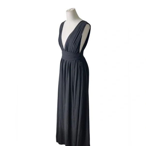 LULUS - Heavenly Hues Black Maxi Dress - Sz Small - Picture 4 of 7